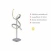 LD19030-21 CURLS TABLE LAMP (SILVER)