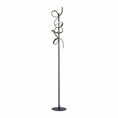 LD19031-18 CURLS FLOOR LAMP (BLACK)