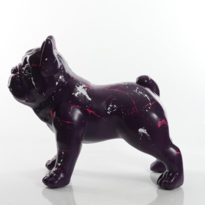 CS173 BARNEY (Purple) Standing Bulldog Splash