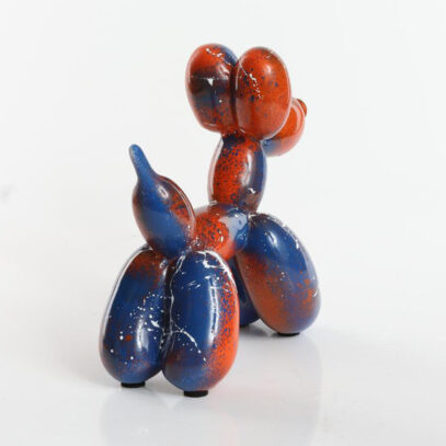 CS176 FRANKIE (Red/Blue) Balloon dog Cloudy LARGE