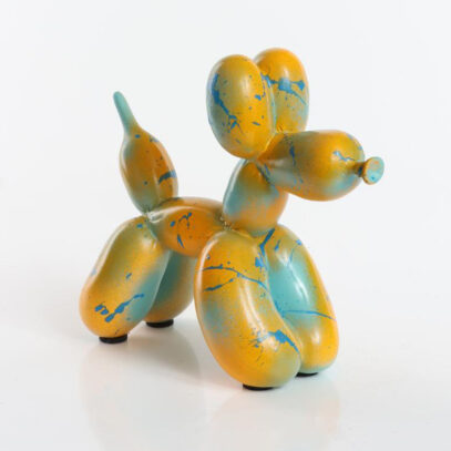 CS179 JIVE (Yellow) Balloon dog Cloudy LARGE