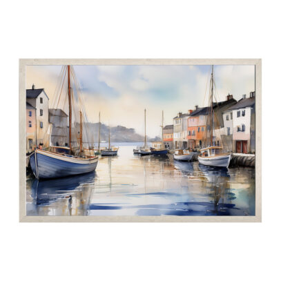 CC1352OB Evening Harbour Side I (Overbrushed) 77 x 114 cm