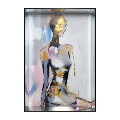 OR961F Figural Elegance I (Foiled) 84 x 58cm