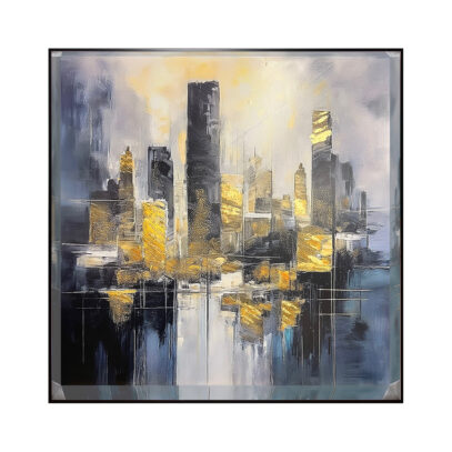 CC1380F City Sunlight after Rain I (hand-foiled) 89 x 89 cm