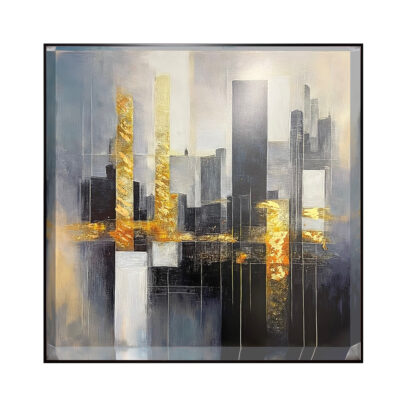 CC1381F City Sunlight after Rain II (hand-foiled) 89 x 89 cm