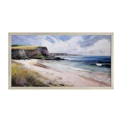 CC1388obm The View to the Cliffs I Landscape m 121 x 65cm