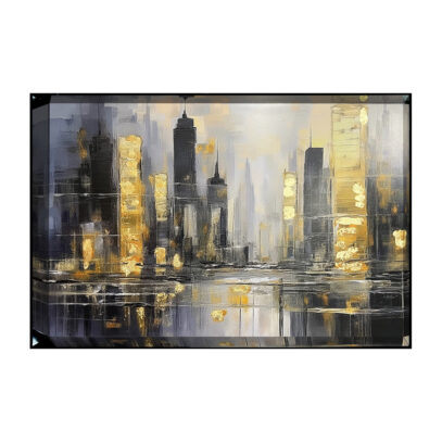 CC1390F City Sunlight after Rain (hand-foiled) 112x75cm