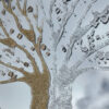 CC1398LAM Silver-Gold Tree Mirror 84 x 114 cm