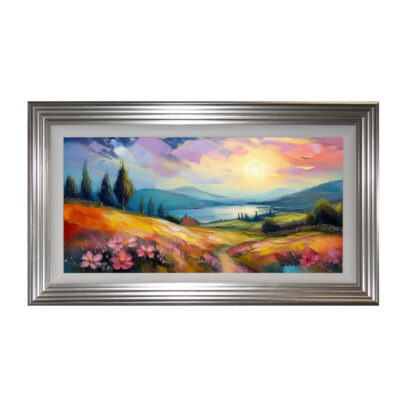 CC1391 Sunlight On the Sea Landscape 123 x 73 cm