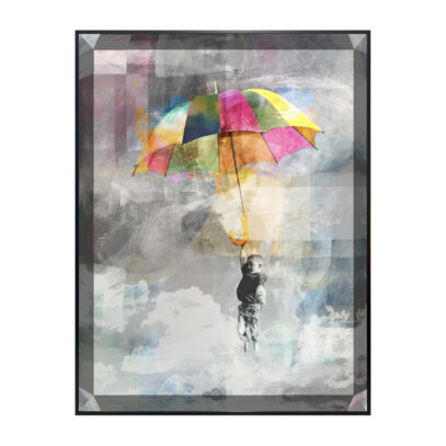 CC1405F Carried Away II - hand-foiled 82 x 63 cm
